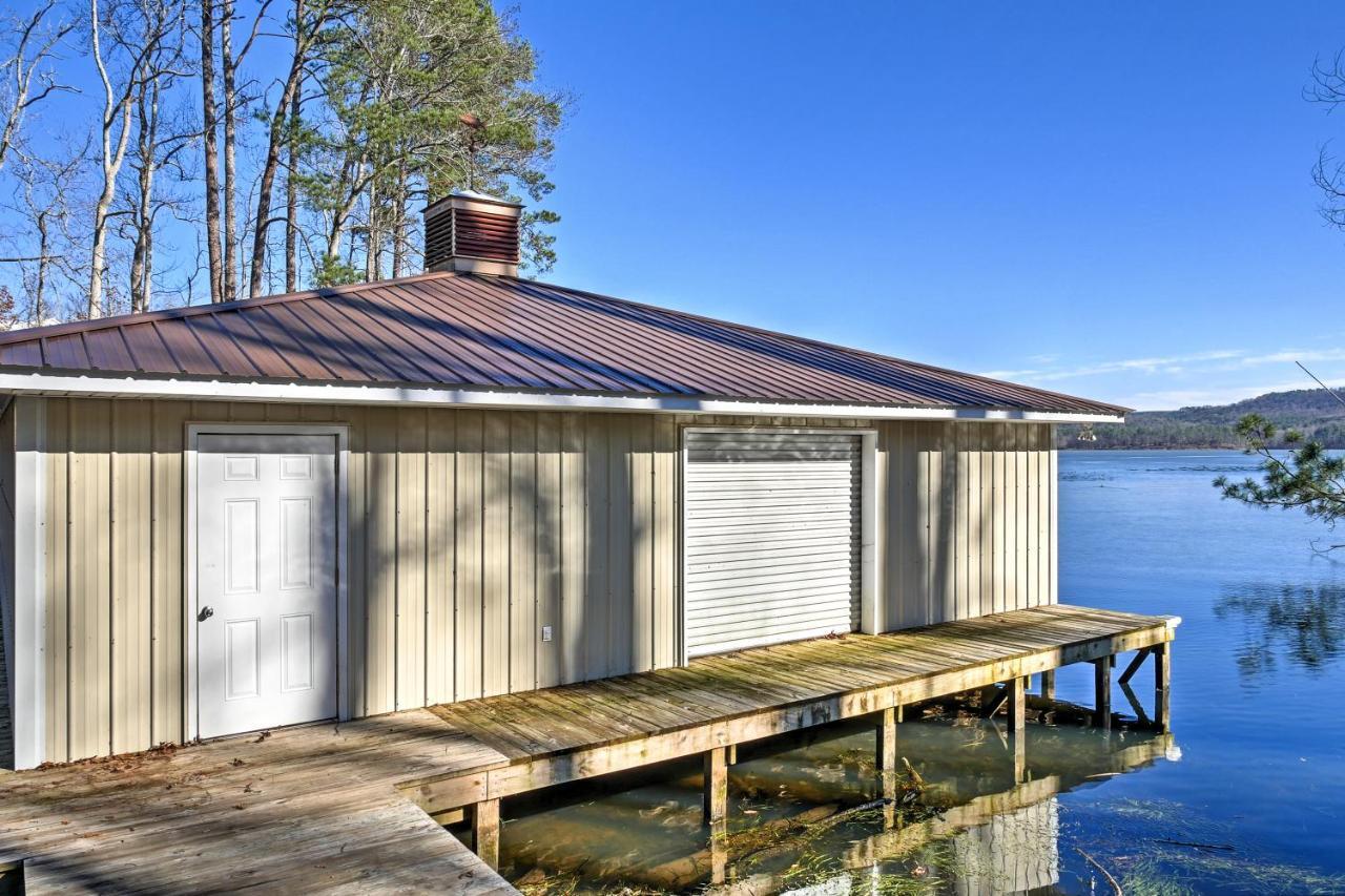 Paradise Cove Cabin With Boathouse And Dock Guntersville Eksteriør bilde