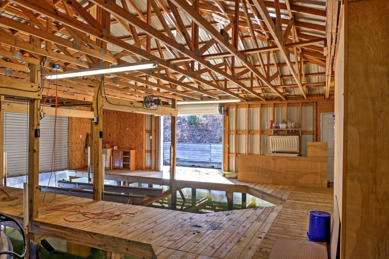 Paradise Cove Cabin With Boathouse And Dock Guntersville Eksteriør bilde